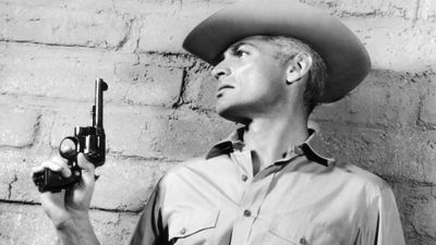 Man in the Shadow Poster Landscape Image