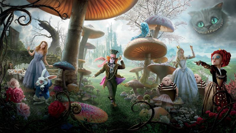Alice in Wonderland Backdrop Image